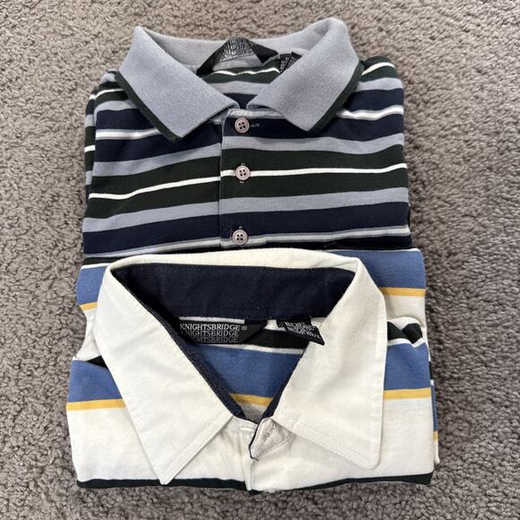 Vintage 90s Knights-Bridge Polo Shirt XL 2-Pack - Picture 9 of 9